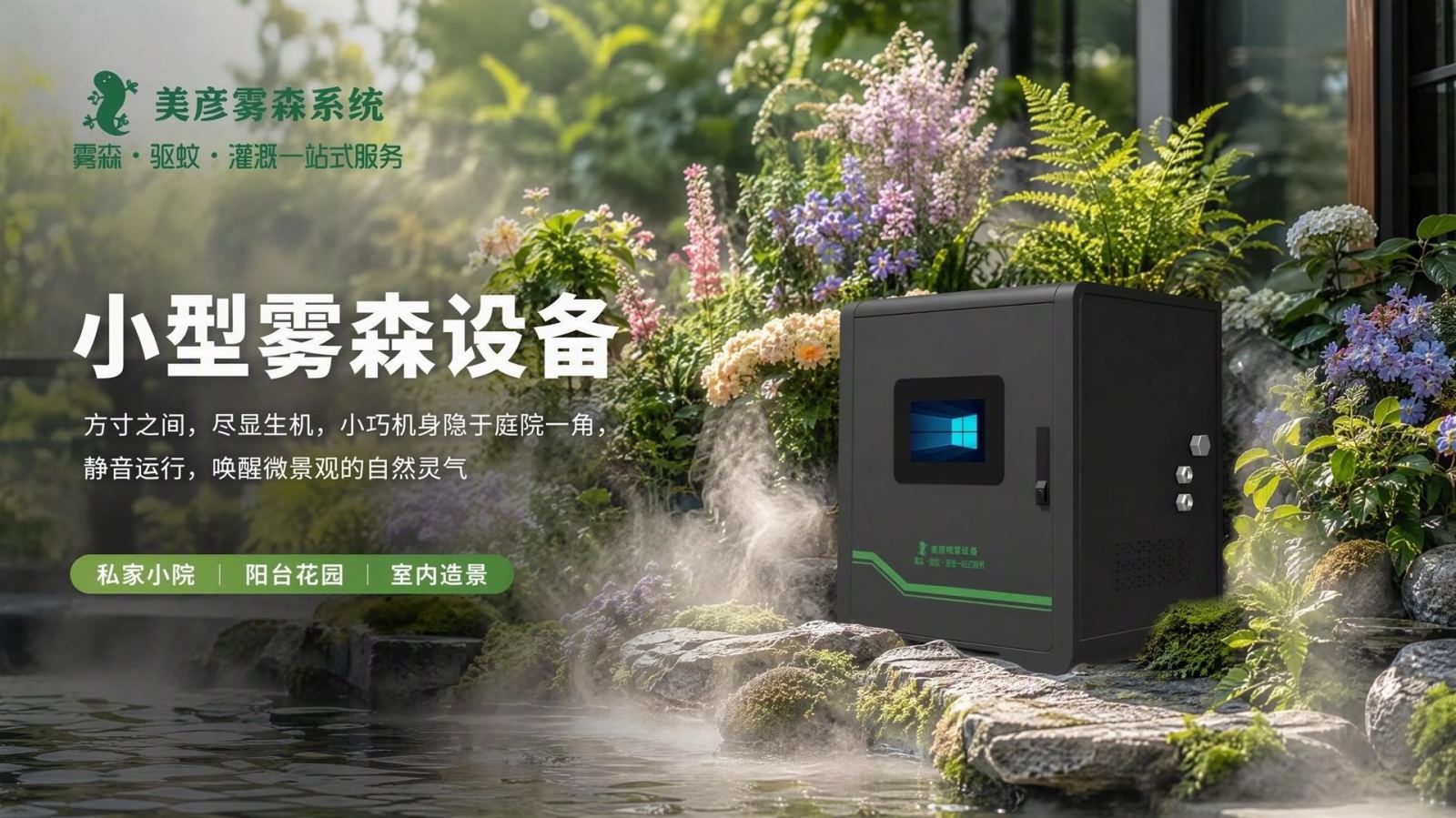四平花园庭院驱蚊系统